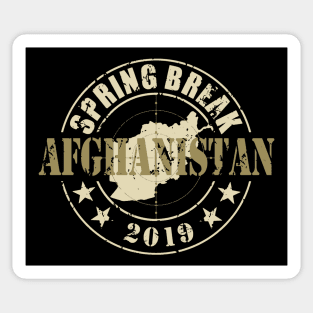 Spring Break Afghanistan 2019 Sticker